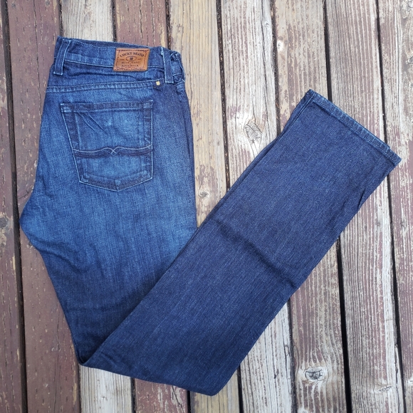 Lucky Brand Dark Blue Jeans - Size 6 / 28 - Picture 1 of 12
